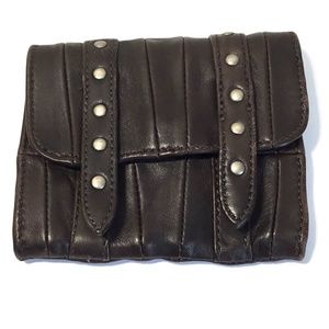 Max & Co. Studded Genuine Leather Small Belt Bag